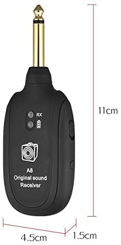 Silenceban  Wireless Guitar Transmitter Receiver Set 730mhz 50M Range for Electric Guitar