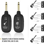 Silenceban  Wireless Guitar Transmitter Receiver Set 730mhz 50M Range for Electric Guitar