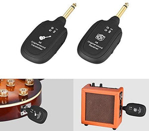 Silenceban  Wireless Guitar Transmitter Receiver Set 730mhz 50M Range for Electric Guitar