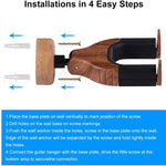 Guitar Wall Mount, Auto Lock Guitar Wall Hanger - SilenceBan Music store