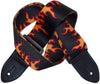 Guitar Strap Color Printing Soft Strap Comfort Fire - SilenceBan Music store