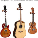 Guitar Wall Mount, Auto Lock Guitar Wall Hanger - SilenceBan Music store