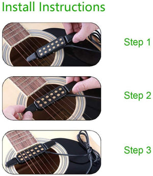 Silenceban™  Acoustic Guitar Pickup Transducer - SilenceBan Music store