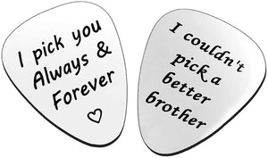 Brother Gifts from Sister Brother Guitar Picks - SilenceBan Music store