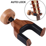 Guitar Wall Mount, Auto Lock Guitar Wall Hanger - SilenceBan Music store