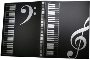 Music Folder Song Sheet Holder Clef Paper Storage For A4 - SilenceBan Music store