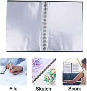 Music Sheet Folder Song File Clef Paper Storage Documents Holder Bag - SilenceBan Music store