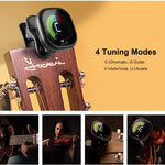 Guitar Tuner USB Rechargeable Clip-on Digital Tuner with Display - SilenceBan Music store
