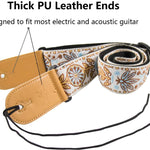 Guitar Strap Vintage Woven Style Adjustable Acoustic Electric Guitar Bass Strap - SilenceBan Music store