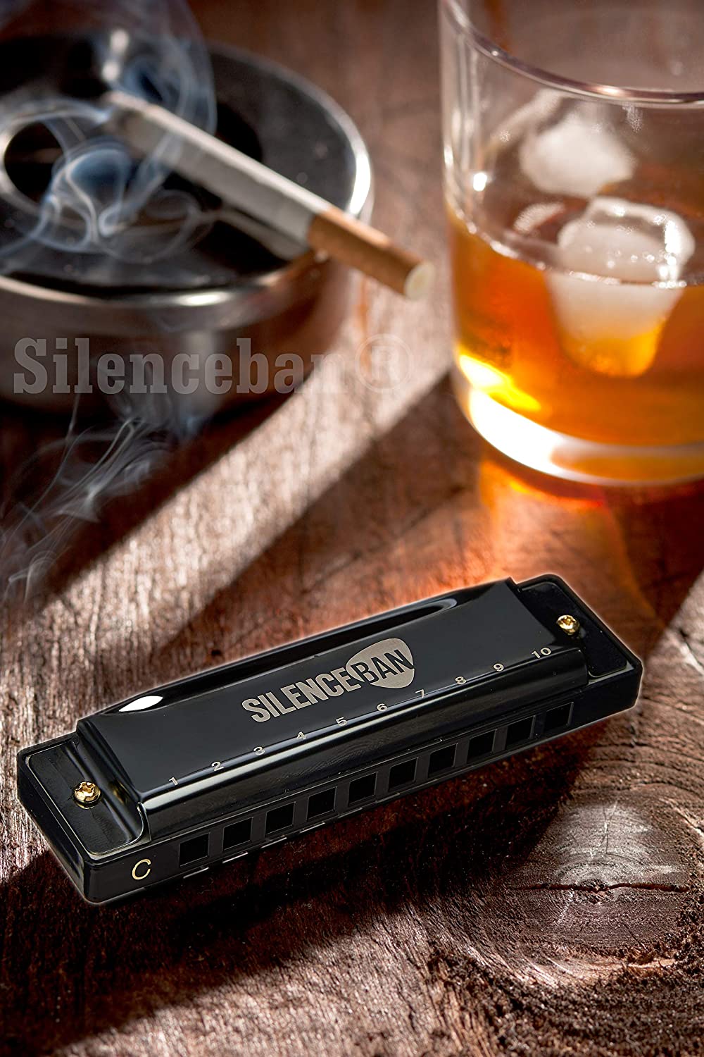 Silenceban™ beginners and kids harmonica 10 holes key of C Major - SilenceBan Music store