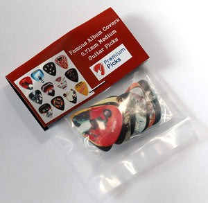 12 x Famous Album Covers Guitar Picks Plectrums - SilenceBan Music store