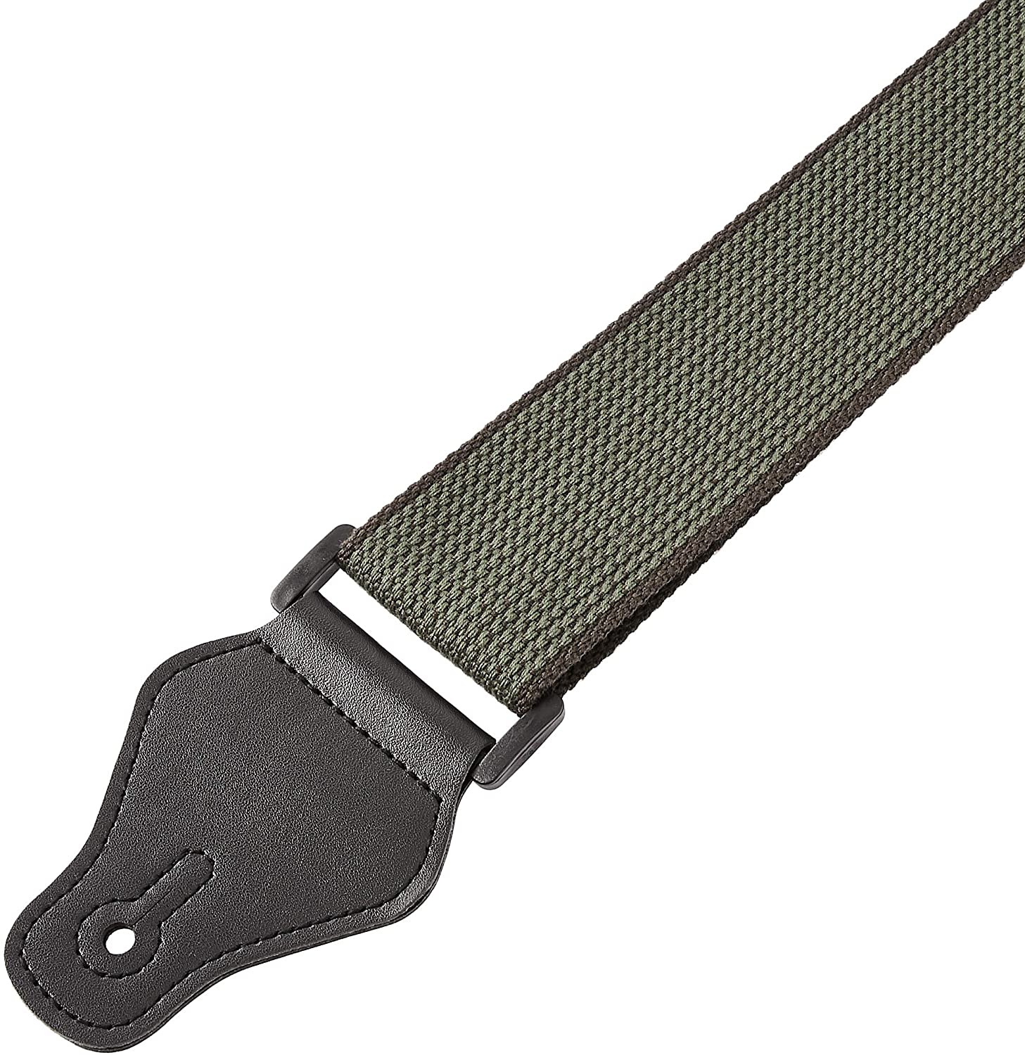 SILENCEBAN Adjustable Green Khaki Guitar Strap 3-in-1 Bundle capo and 3 picks - SilenceBan Music store