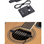 Silenceban™ 12-hole Magnetic Soundhole Acoustic Transducer Guitar Pickup with Tone and Volume Control - SilenceBan Music store