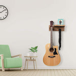 Guitar Holder Wall Mount Bracket Guitar Wall Hanger Wood Hanging Rack